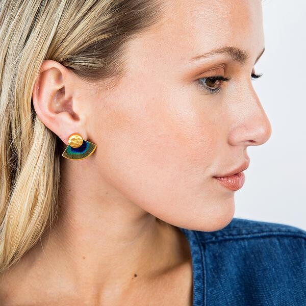 BRACKISH Aly Fan Stud Earring