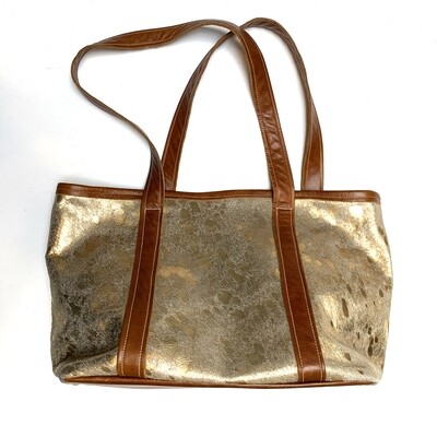 PARKER & HYDE Oversized Cowhide Tote