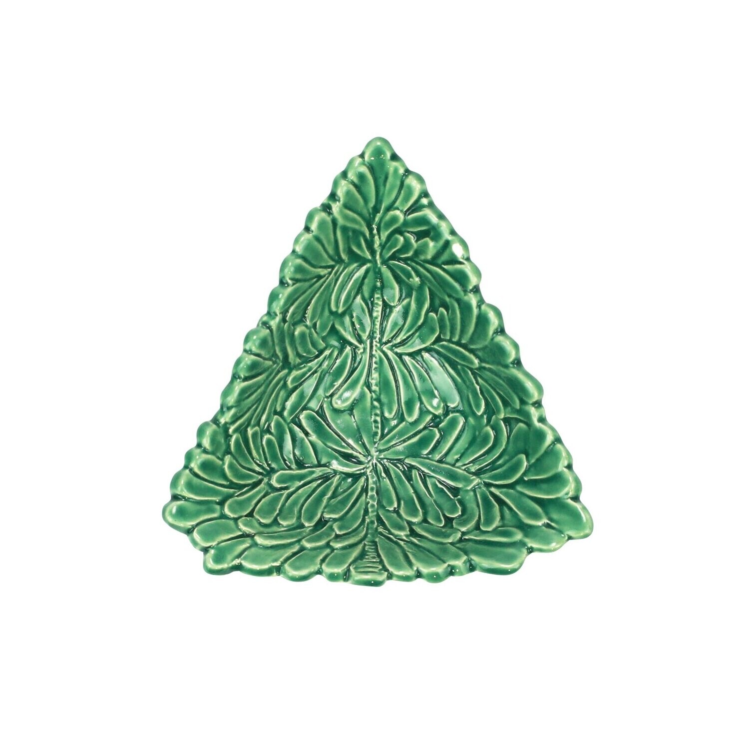 VIETRI Lastra Holiday figural tree dipping bowl