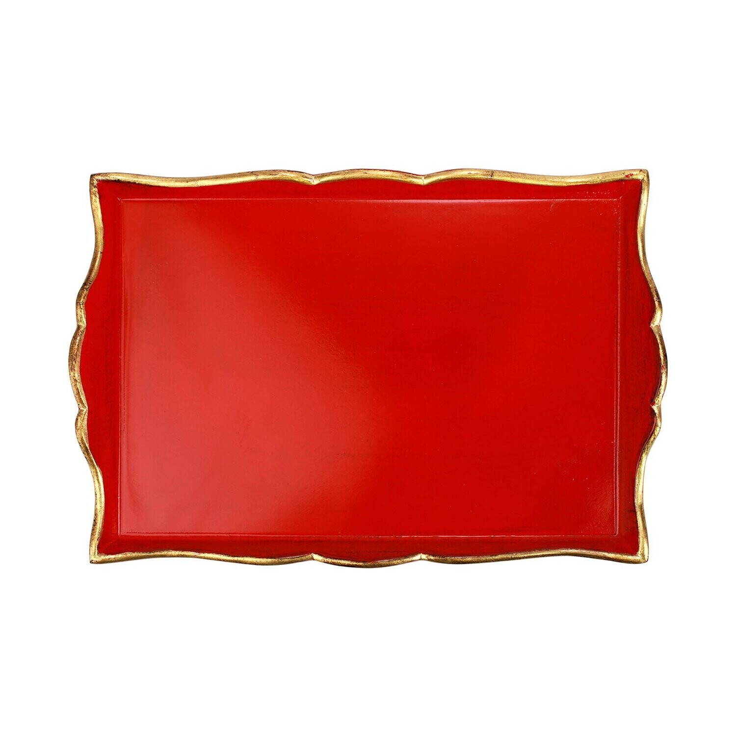 VIETRI Florentine Red MEDIUM Rectangular Tray