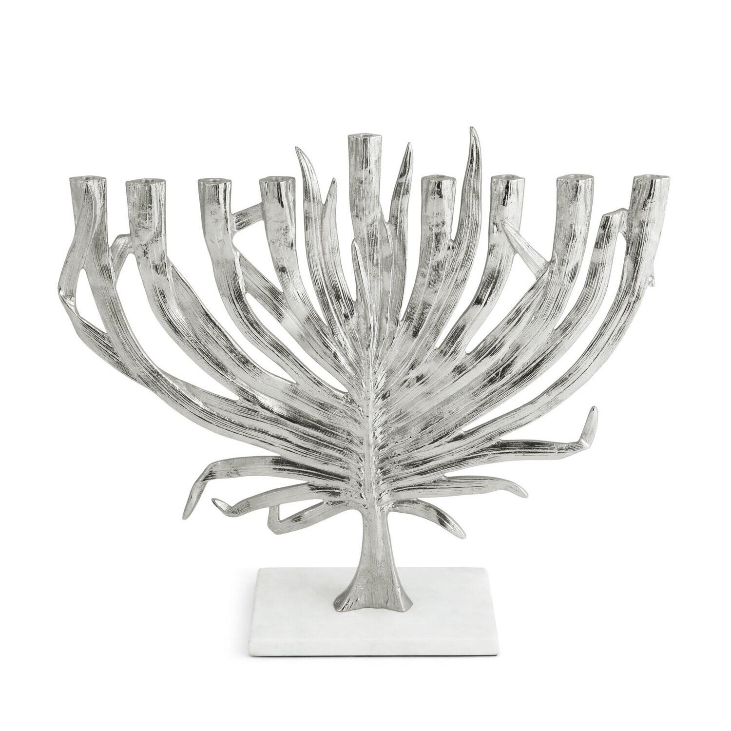 MICHAEL ARAM Palm Menorah Nickelplate