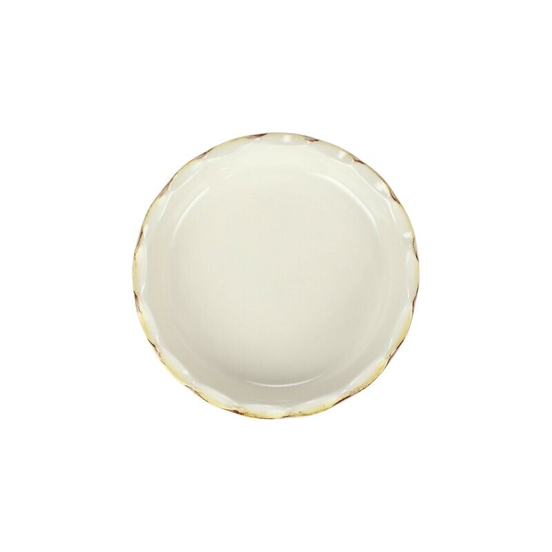 VIETRI Italian Bakers White Pie Dish