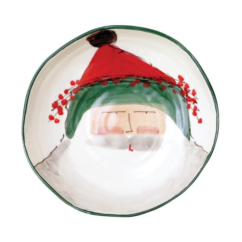 VIETRI Old St. Nick Pasta Bowl