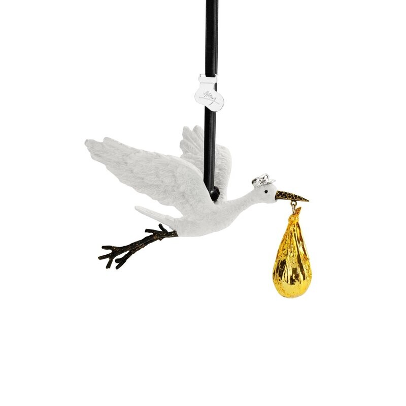 MICHAEL ARAM Stork Ornament