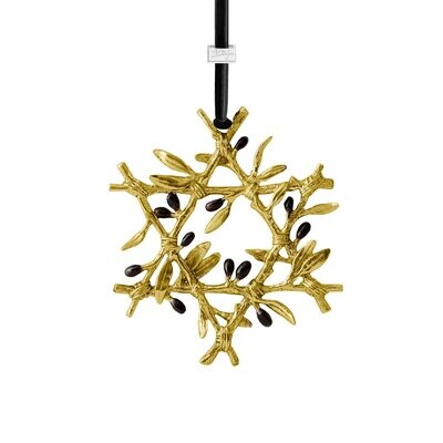 MICHAEL ARAM Olive Branch Star Ornament