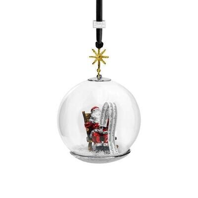 MICHAEL ARAM Santa Snow Globe Ornament