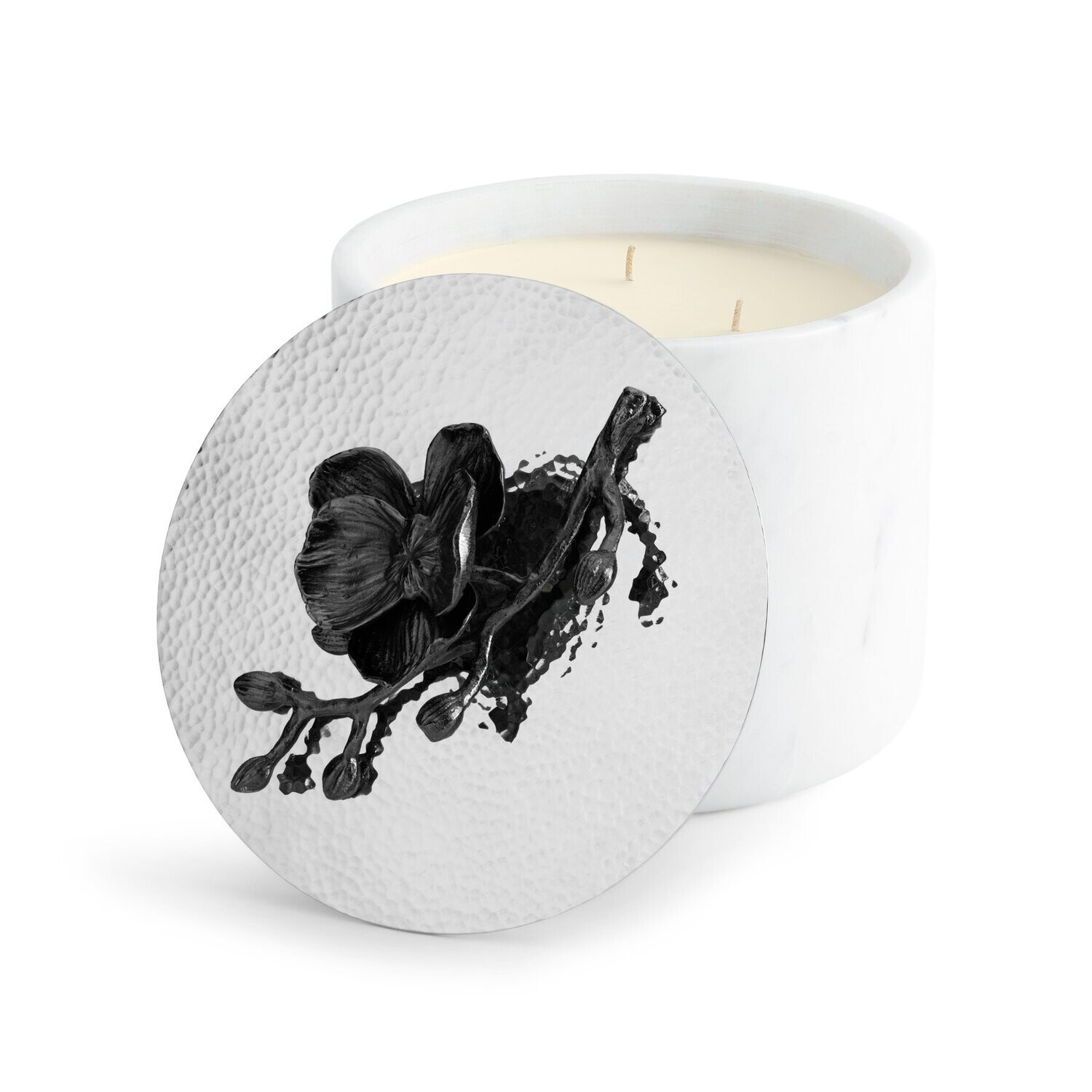 MICHAEL ARAM Black Orchid Large Marble Candle