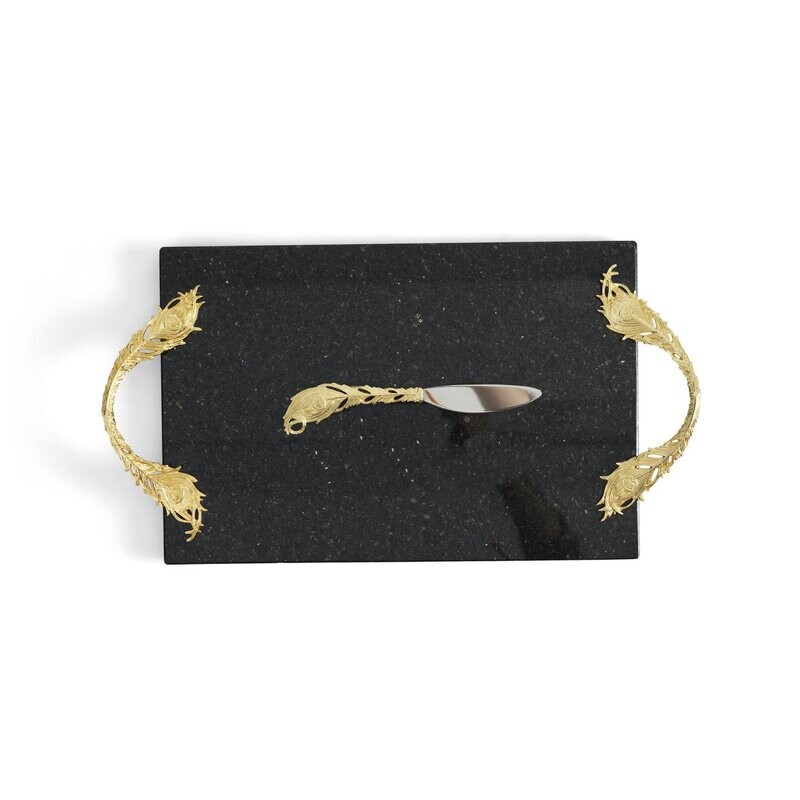 MICHAEL ARAM Plume Cheese Board w/ Knife