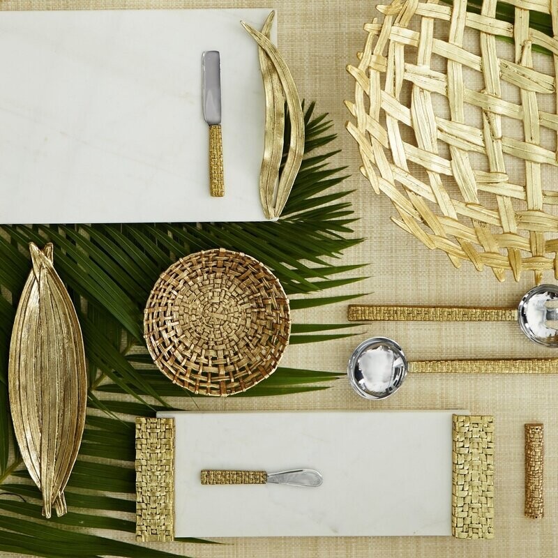 MICHAEL ARAM Palm Cheese Board w/ Knife