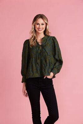 CROSBY Renny Top (Forest Novelty)