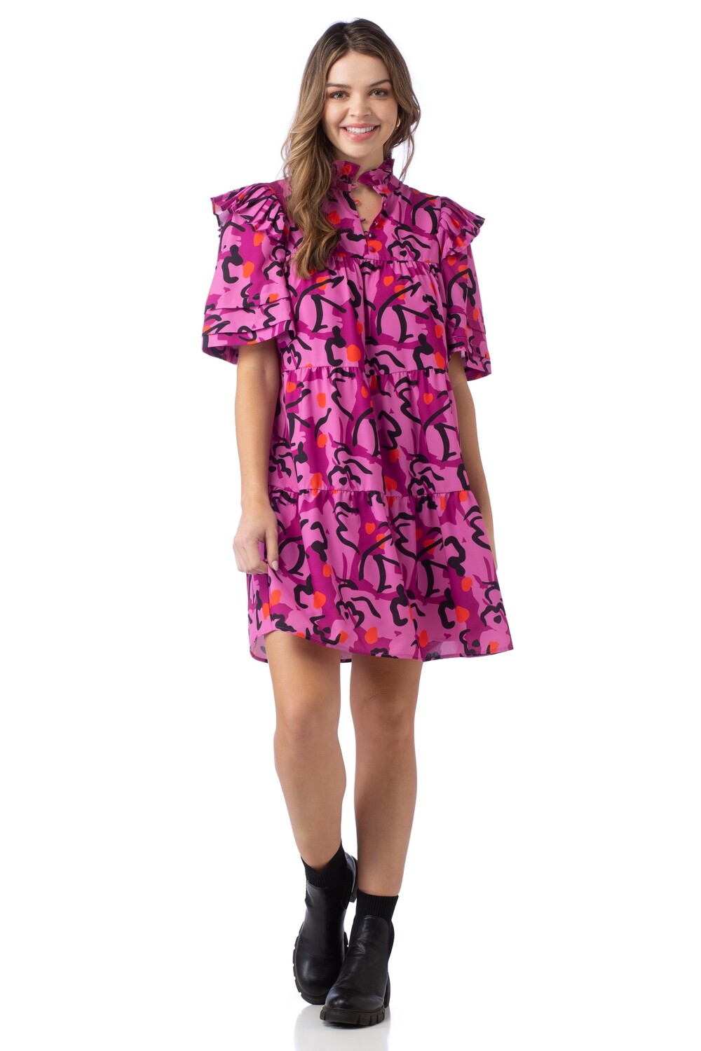 CROSBY Maisie Dress (Expressive Floral)