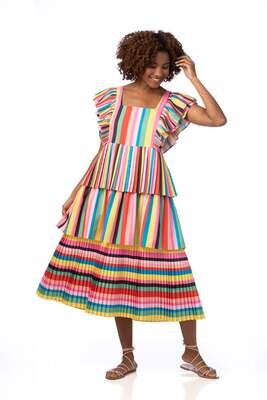 CROSBY Frida Dress in Boardwalk Stripes