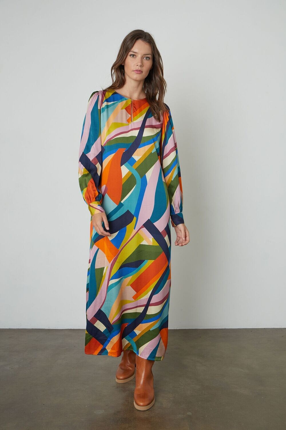 VELVET Nyomi Dress in Multi Color 