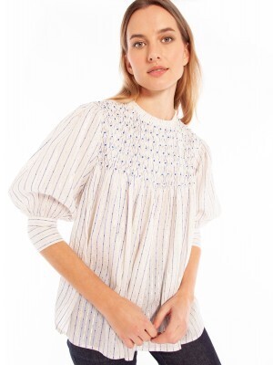 VILAGALLO Katie lurex blouse