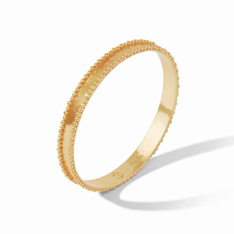 JULIE VOS Marbella Bangle Gold BG249G-S