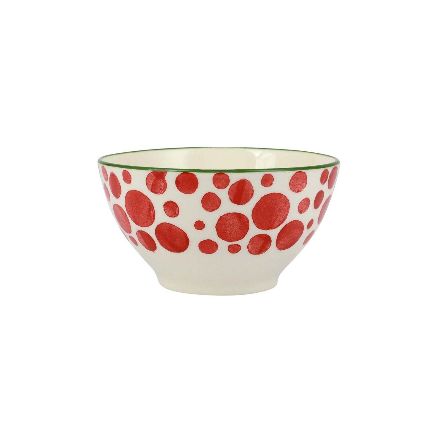 VIETRI Mistletoe bubble dipping bowl