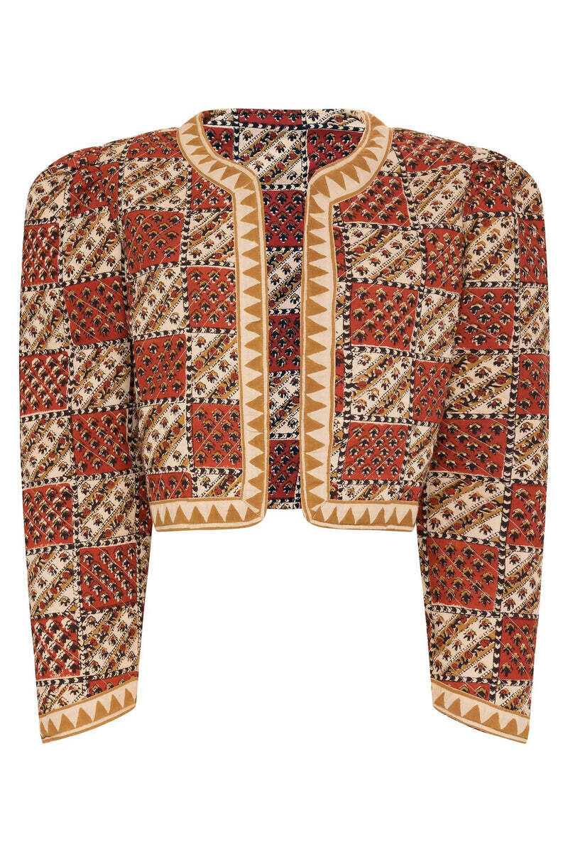 ANNA CATE Red Aztec Clare Jacket