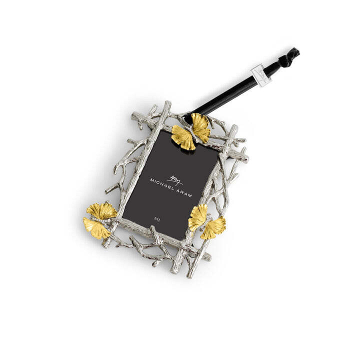 MICHAEL ARAM Butterfly Ginkgo Frame Ornament
