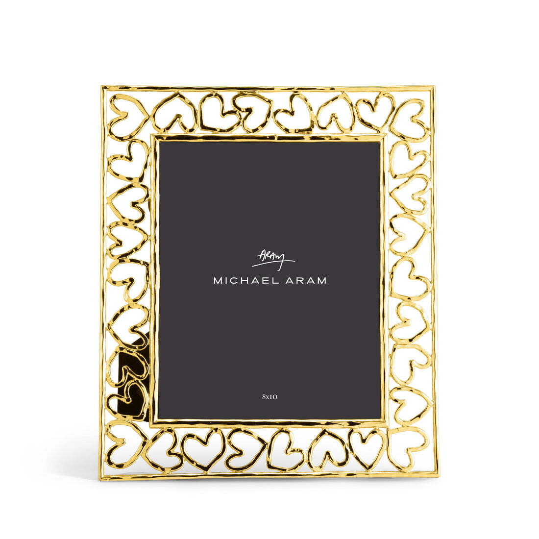 MICHAEL ARAM Frame Heart 8x10 Gold