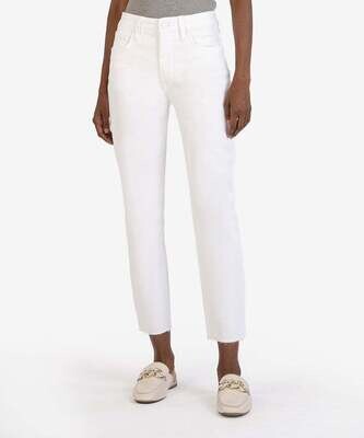 KUT Rachael High Rise Fab Ab (Optic White)