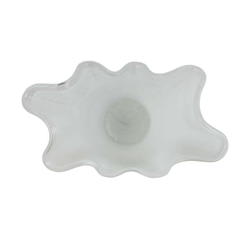 VIETRI Onda Glass White medium bowl