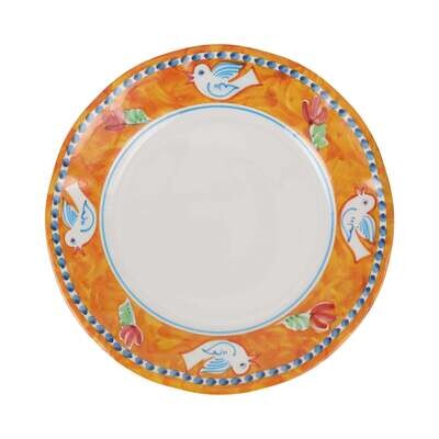 VIETRI Melamine Campagna Uccello Dinner Plate