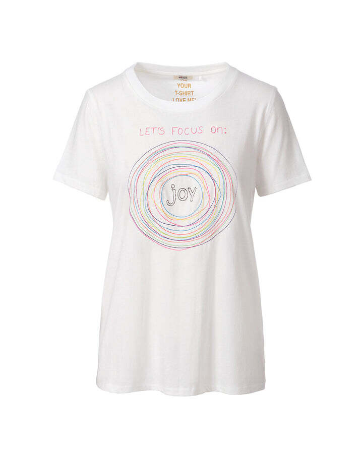 ME369 Willow Embroidered Joy Tee