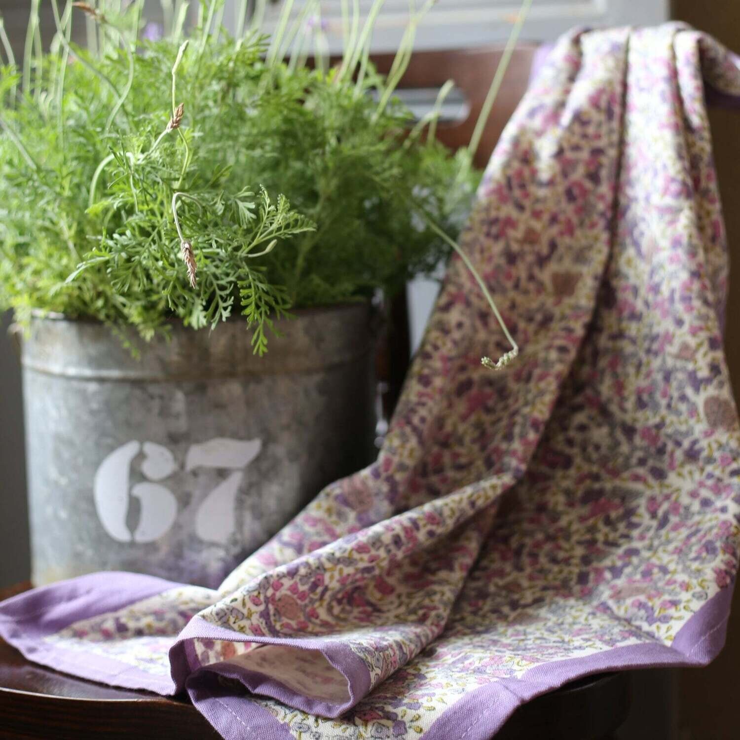 COULEUR NATURE Lavender Purple Tea Towels