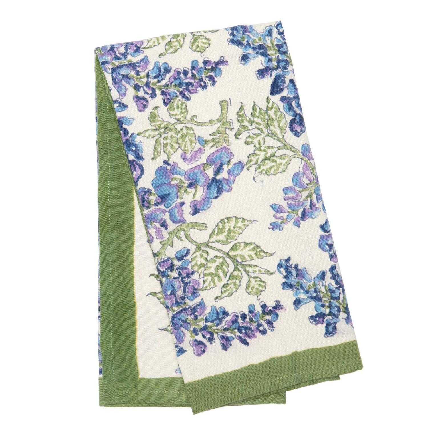 COULEUR NATURE Wisteria Blue/Green Tea Towels