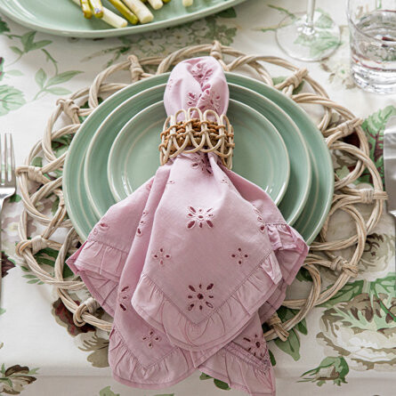 JULISKA Eyelet Lilac Napkin