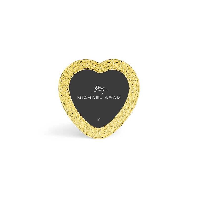MICHAEL ARAM Heart Frame 5x7 Gold