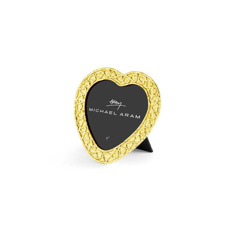 MICHAEL ARAM Frame Heart 5x7 Gold