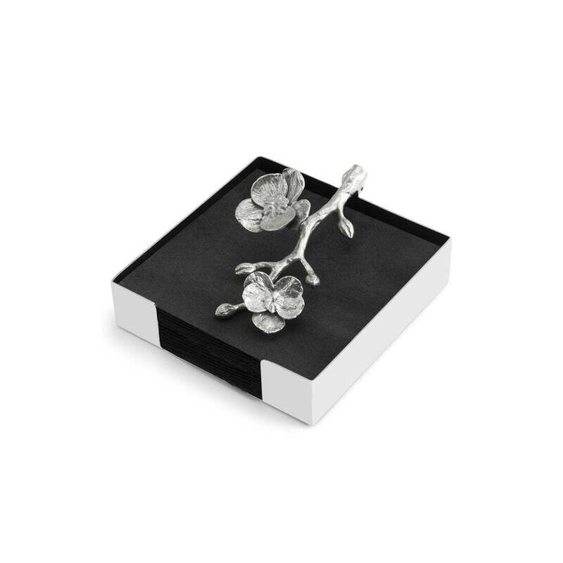 MICHAEL ARAM White Orchid Cocktail napkin holder