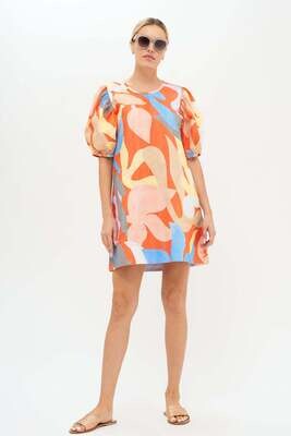OLIPHANT Moma Puff Crew Neck Dress