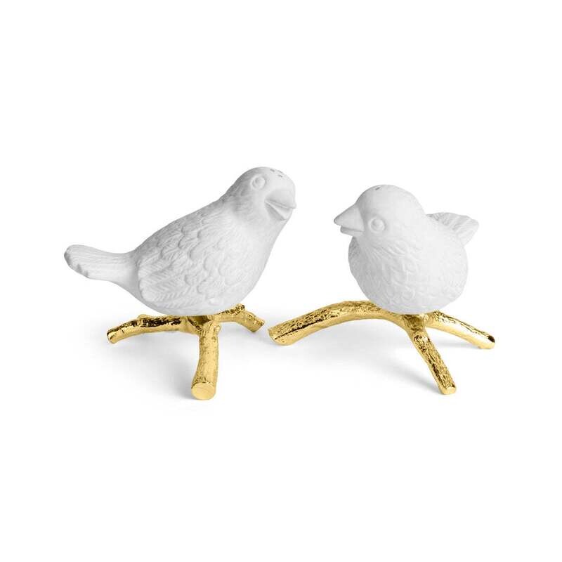 MICHAEL ARAM Lovebirds Salt and Pepper Set