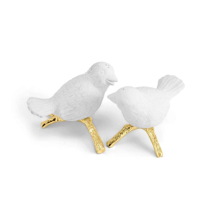 MICHAEL ARAM Lovebirds Salt and Pepper Set