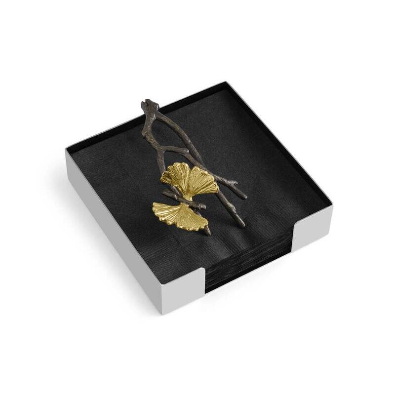 MICHAEL ARAM Butterfly Ginkgo Cocktail Napkin Holder
