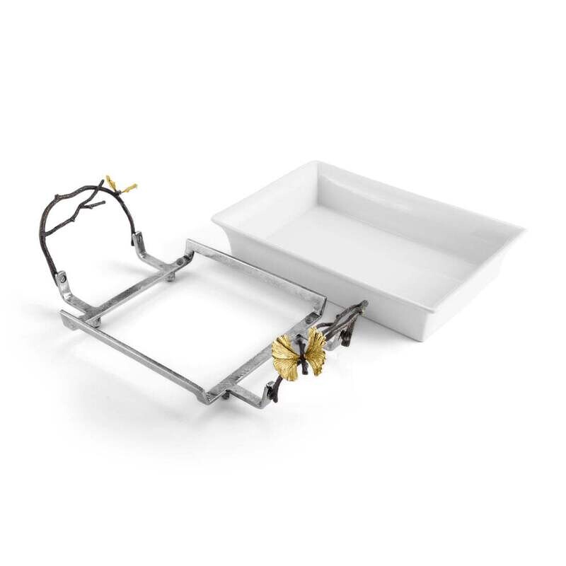 MICHAEL ARAM 2 QT Butterfly Ginkgo Casserole Dish