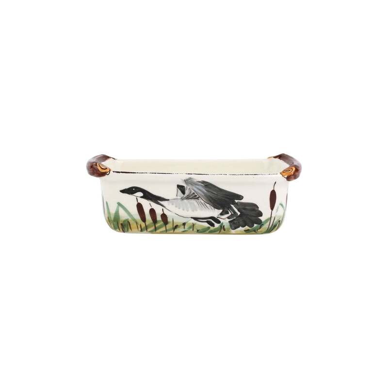 VIETRI Wildlife Goose Loaf Pan