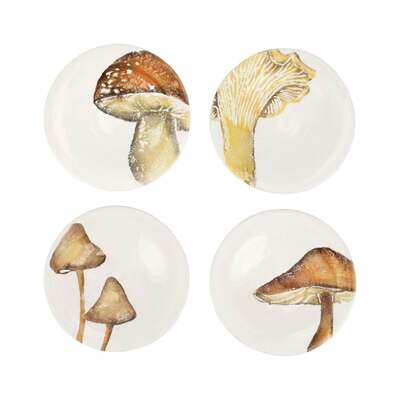 VIETRI Autumno Mushroom Canape Plate
