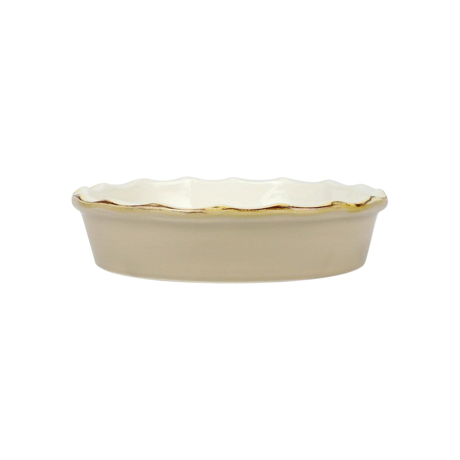 VIETRI Italian Bakers Cappuccino Pie Dish