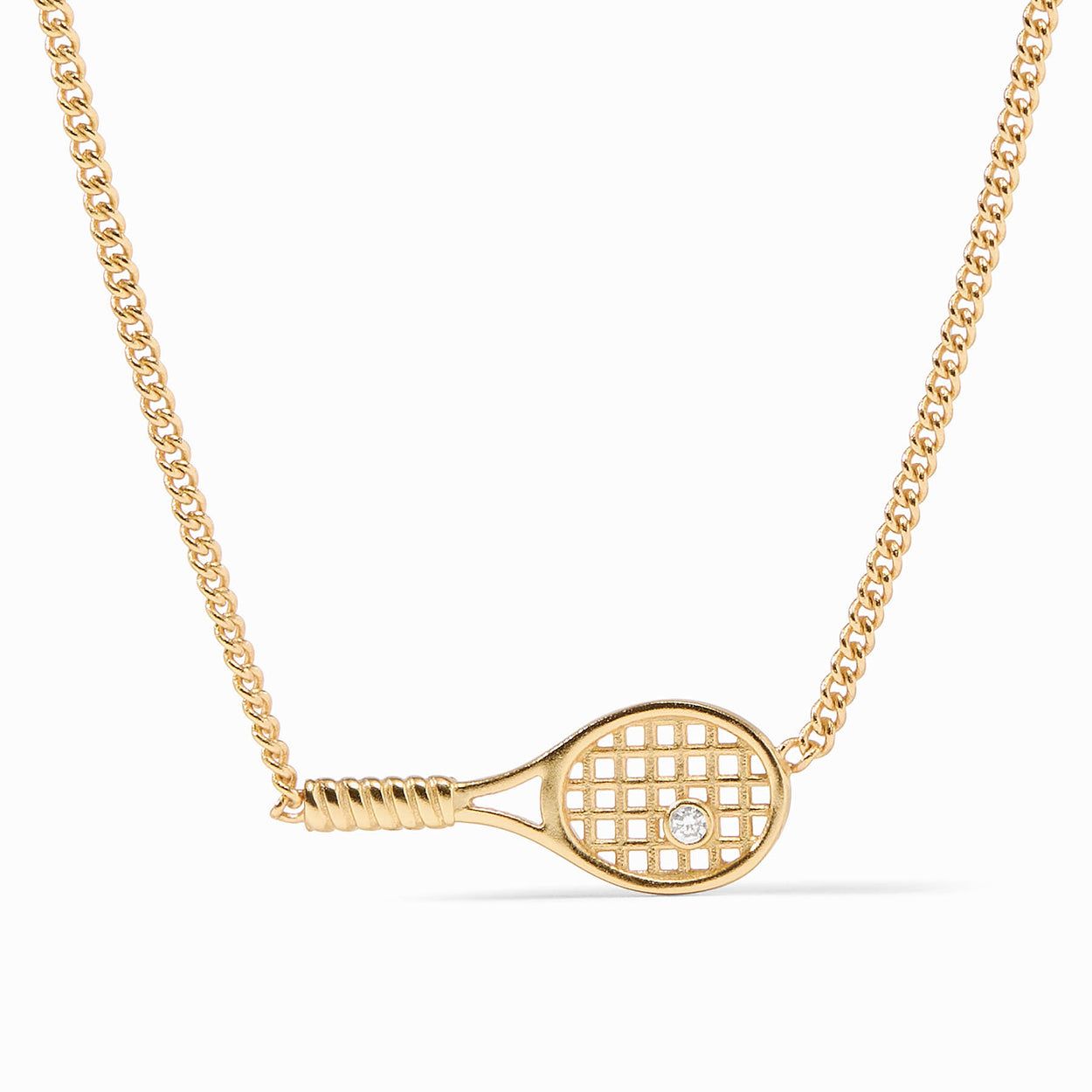 JULIE VOS Tennis Racquet Delicate Necklace