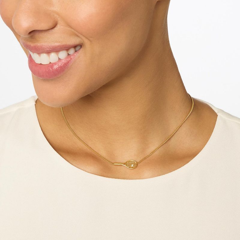 JULIE VOS Tennis Racquet Delicate Necklace