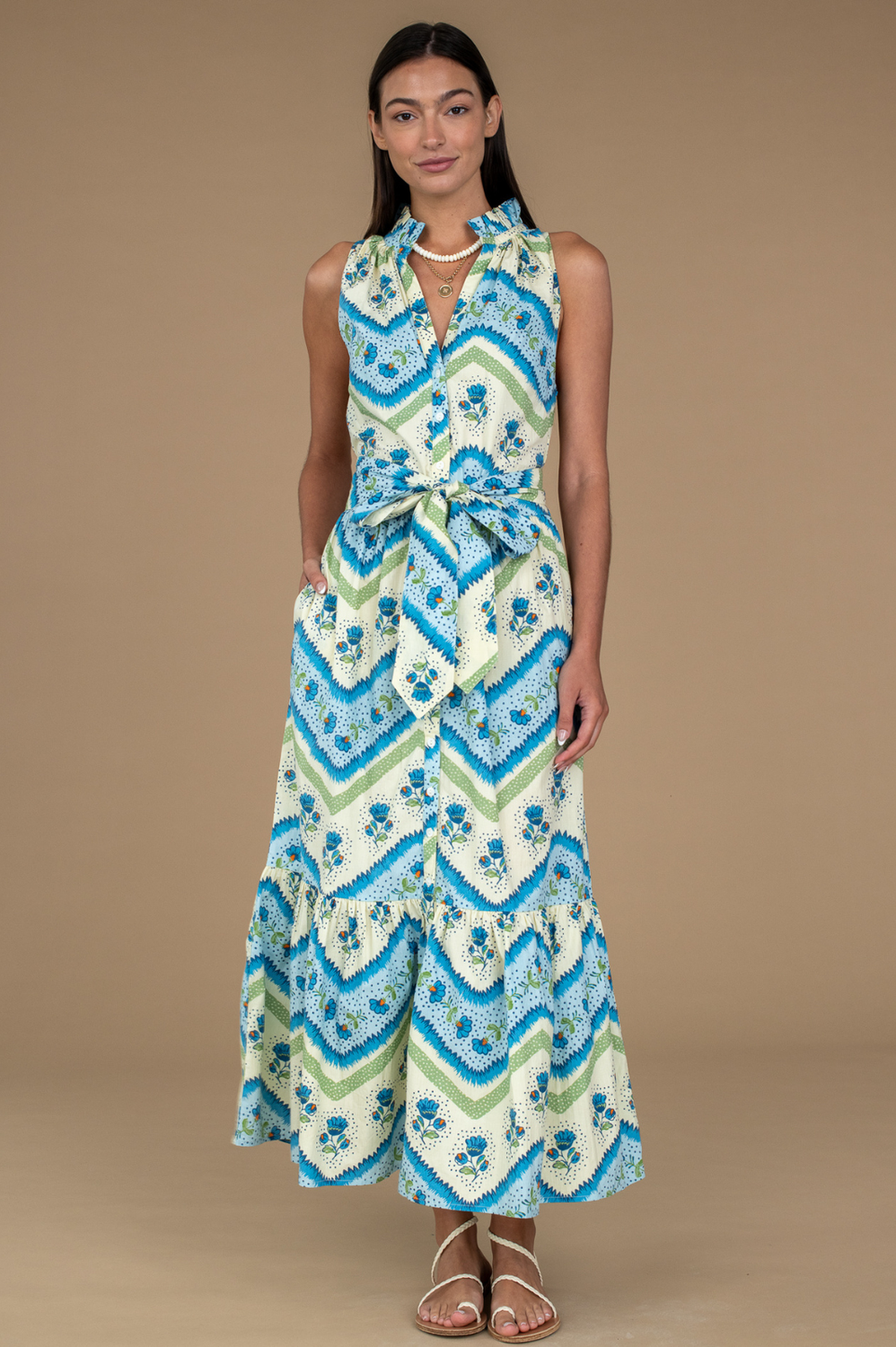 OLIVIA JAMES Babs Dress Provence