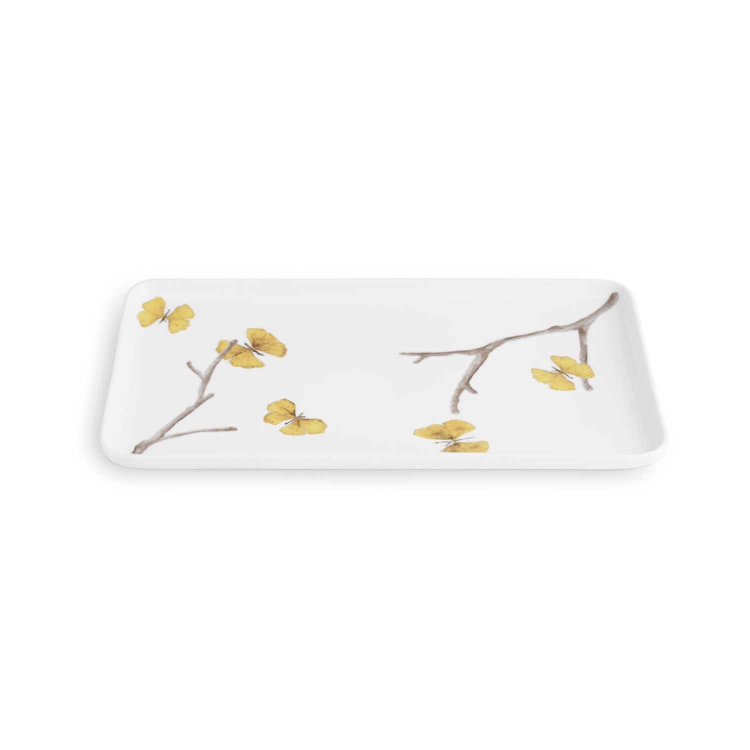 MICHAEL ARAM Butterfly Ginkgo porcelain vanity Tray