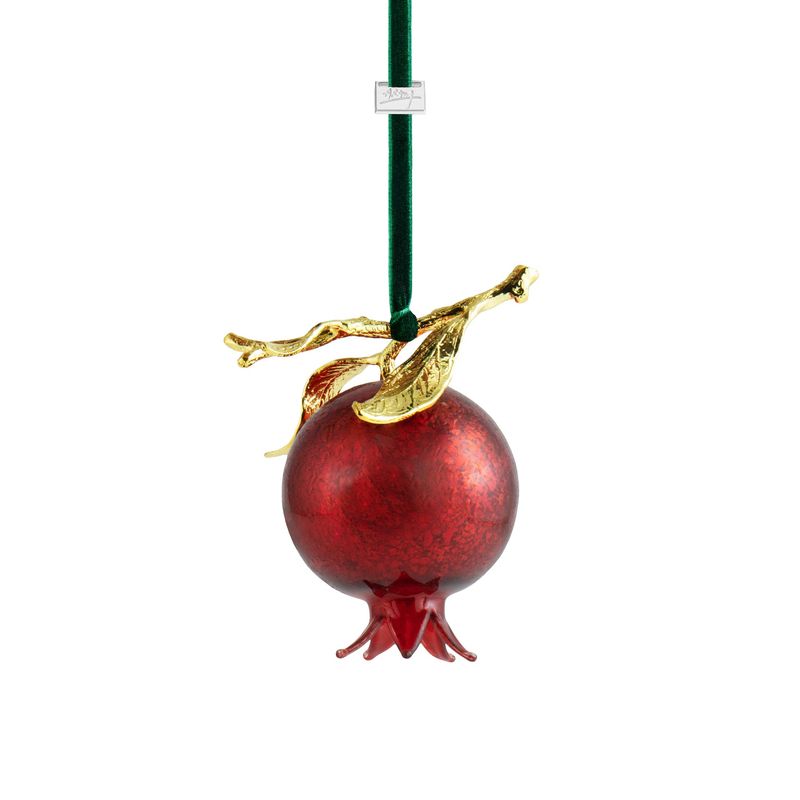 MICHAEL ARAM Pomegranate RED Ornament