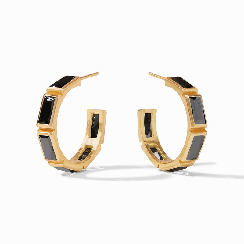 JULIE VOS Antonia Hoop - Obsidian Black Med.