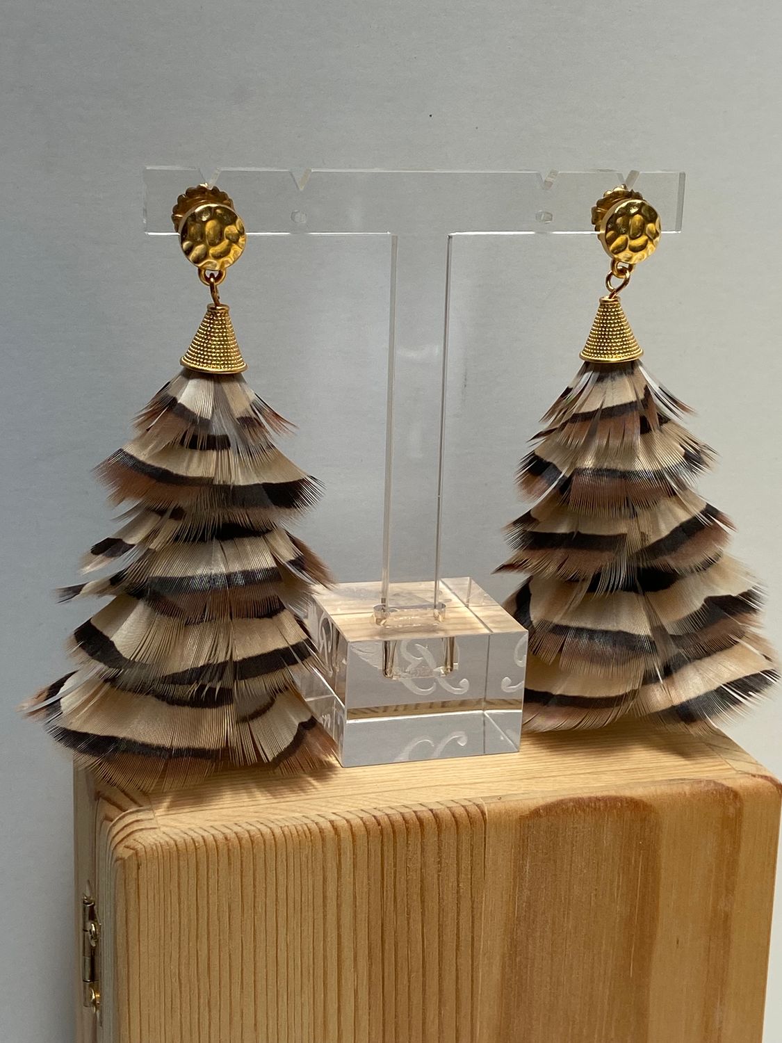 BRACKISH Sandy Statement Earrings Partridge
