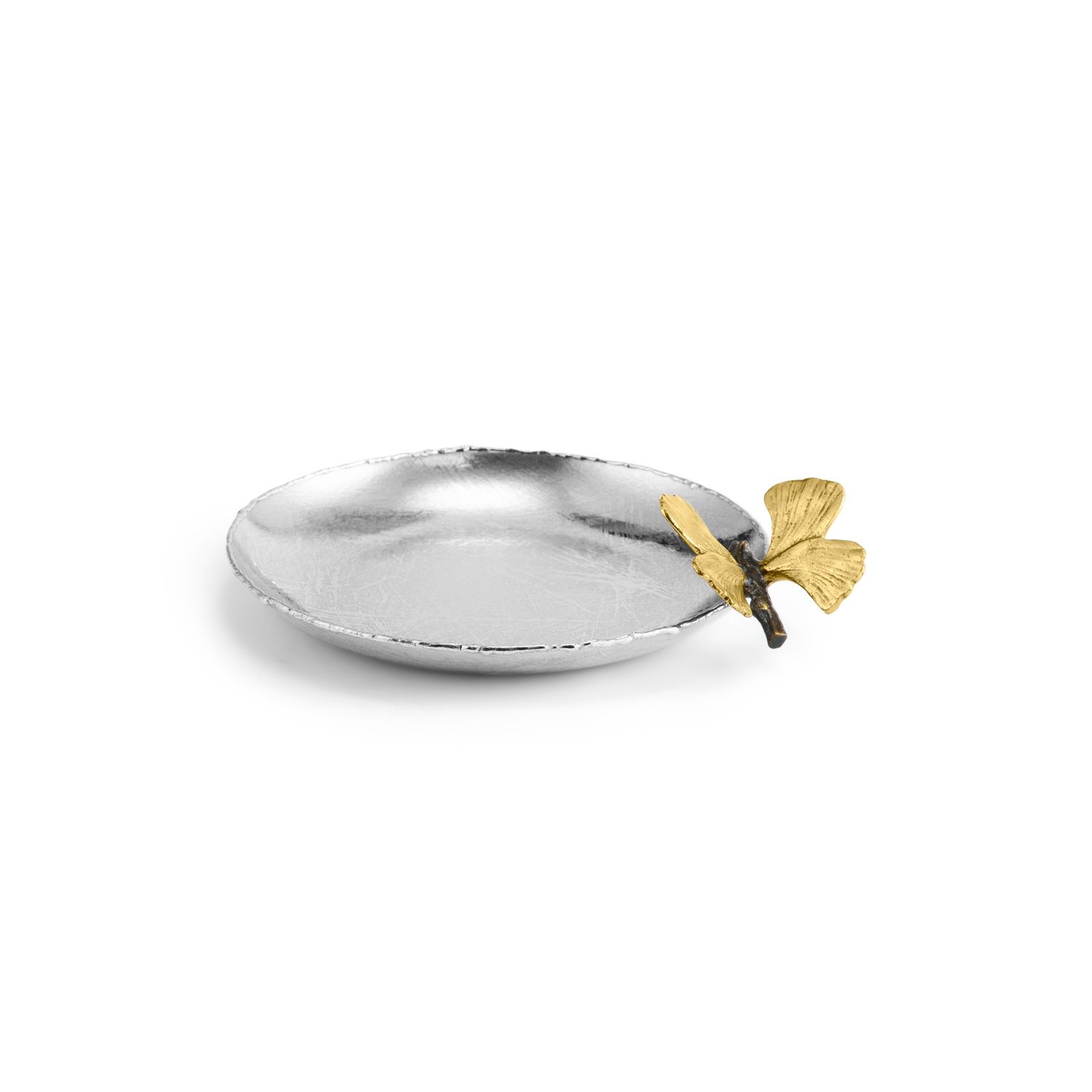 MICHAEL ARAM Butterfly Ginkgo Round Trinket Tray