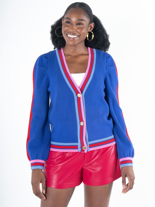 EMILY MCCARTHY Clara Cardigan Bauhaus Stripe